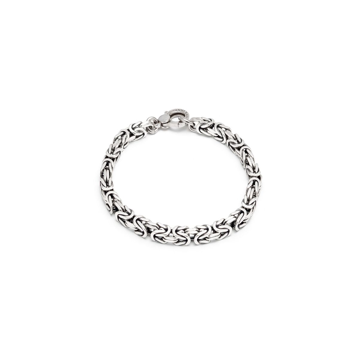 Bracciale Giovanni Raspini Uomo Catene Maglia Bizantina Quadra