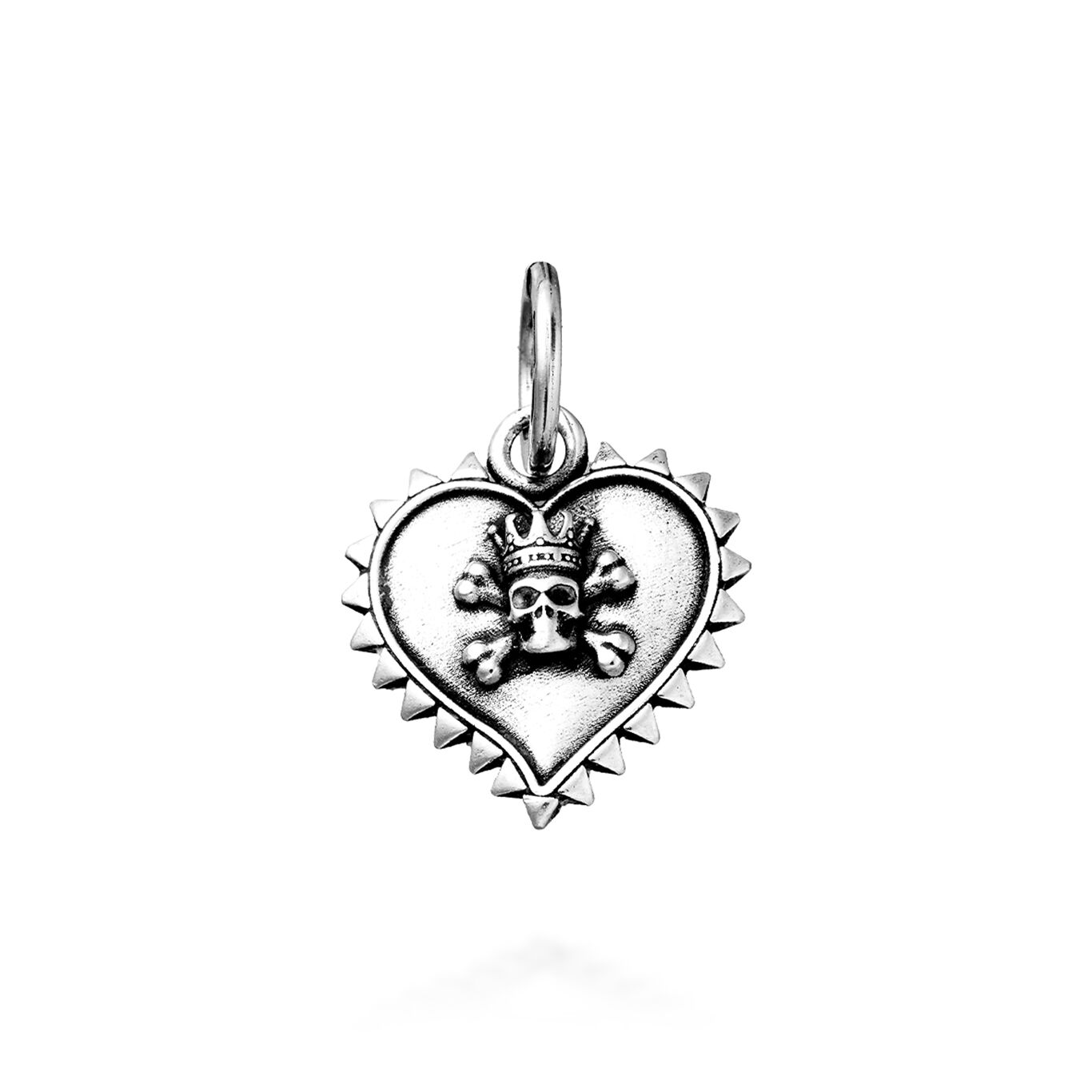 Charms Giovanni Raspini Charm Cuore Votivo Teschio