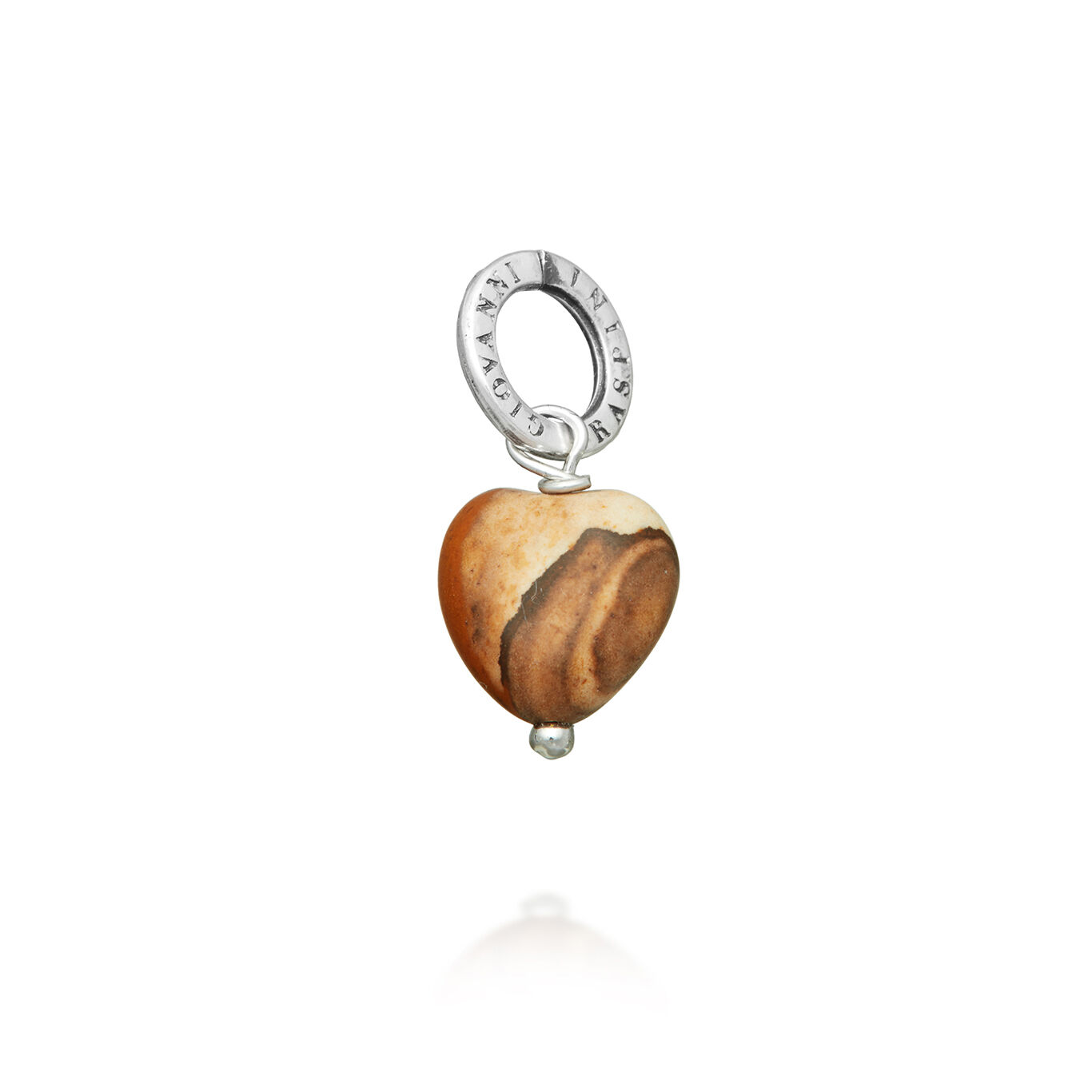 Charms Giovanni Raspini Charm Cuore Pietra Paesina