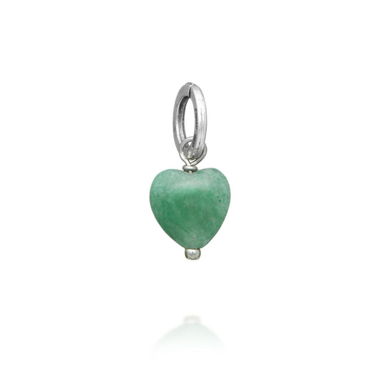 Charms Giovanni Raspini Charm Cuore Avventurina Verde