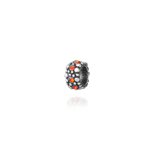 Charms Giovanni Raspini Charm Roulette Bead Crystal Rosso