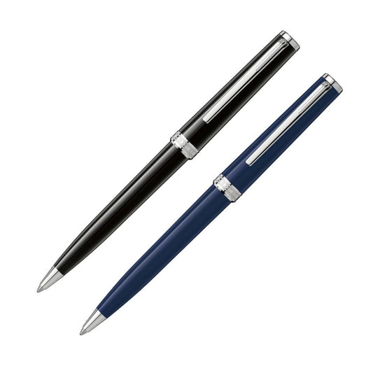 Penne A Sfera Montblanc Pix Set Nera + Blu