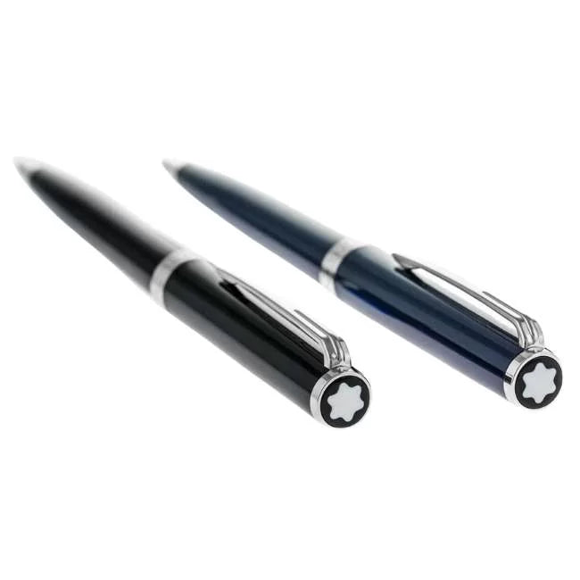 Penne A Sfera Montblanc Pix Set Nera + Blu