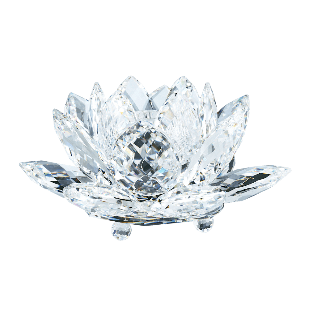 Portacandela Swarovski Waterlily Ninfea Grande