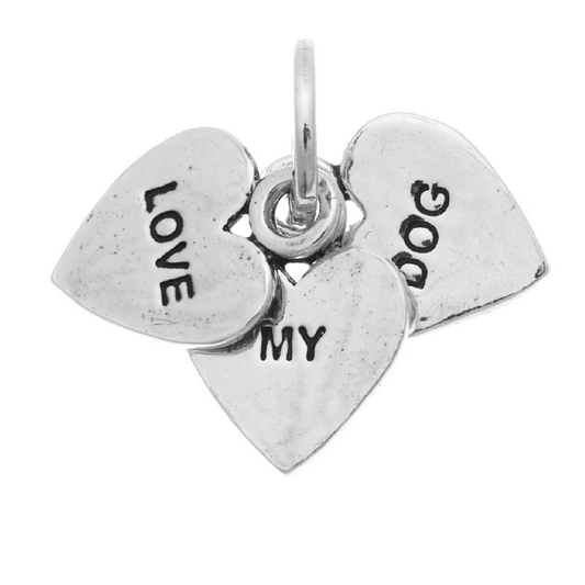 Charm Giovanni Raspini  Charms "Love My Dog" Argento 925