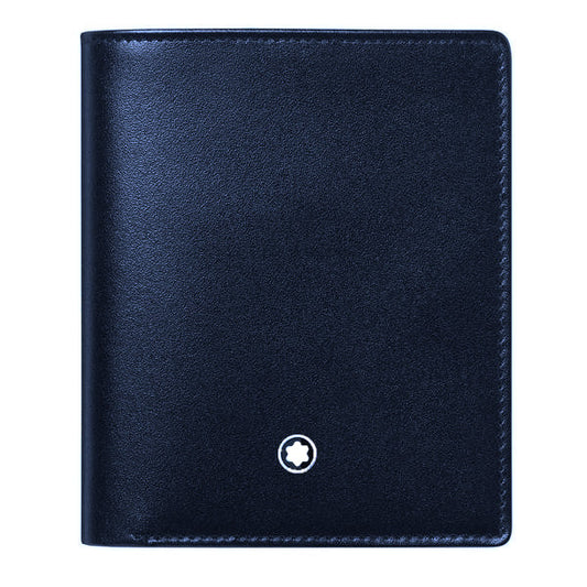 Portacarte Di Credito Montblanc Meisterstuck Business Pelle Blu