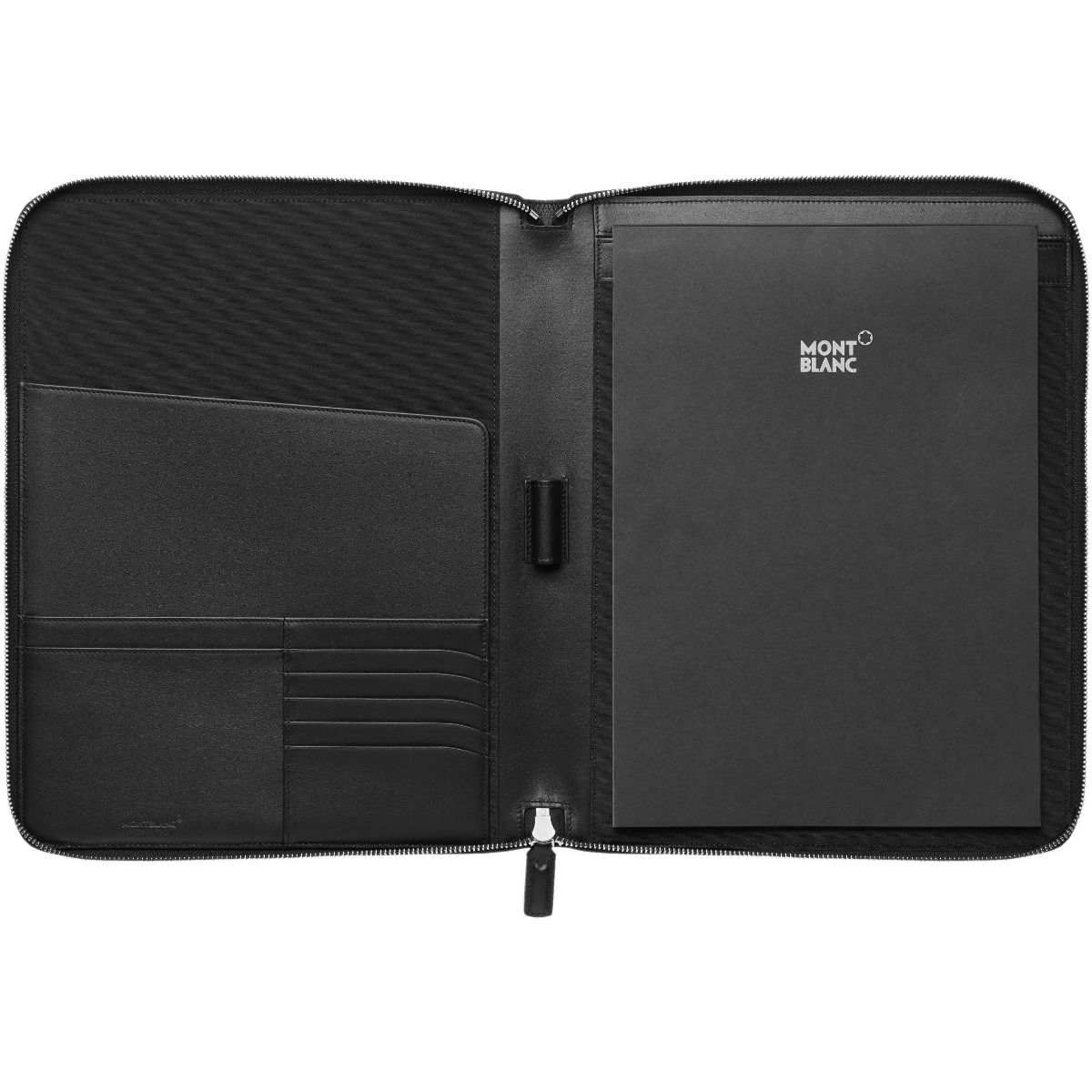 Portablocchi Montblanc Meisterstuck Soft Grain Notepad Portablocco A4 Pelle Nera