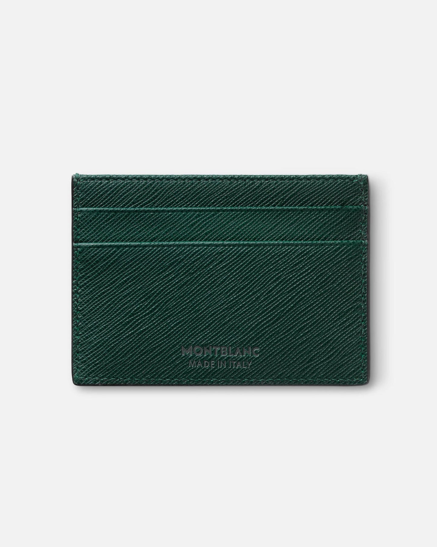 Portacarte Di Credito Montblanc Sartorial Bustina 6 Scomparti Pelle Verde