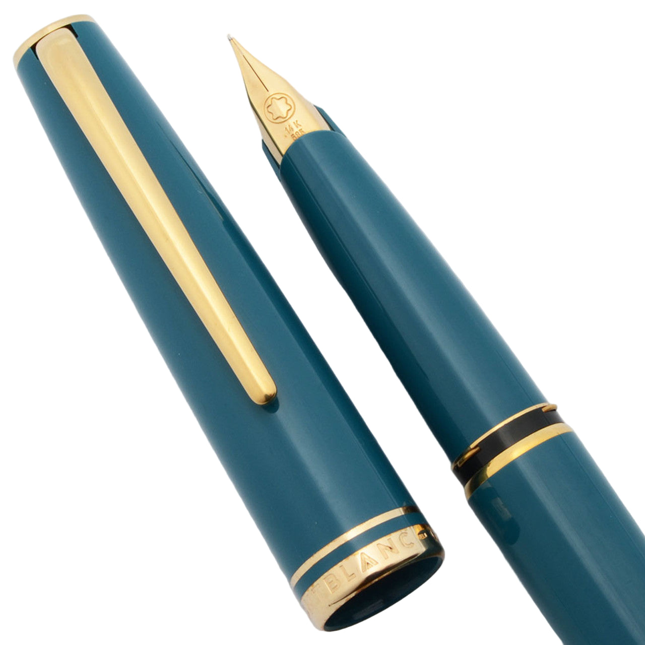 Penna Stilografica Montblanc Generation Resina Turchese Finiture Dorate