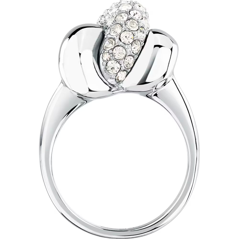 Anello Morellato Legame Acciaio Nodo Con Cristalli - Misura 14