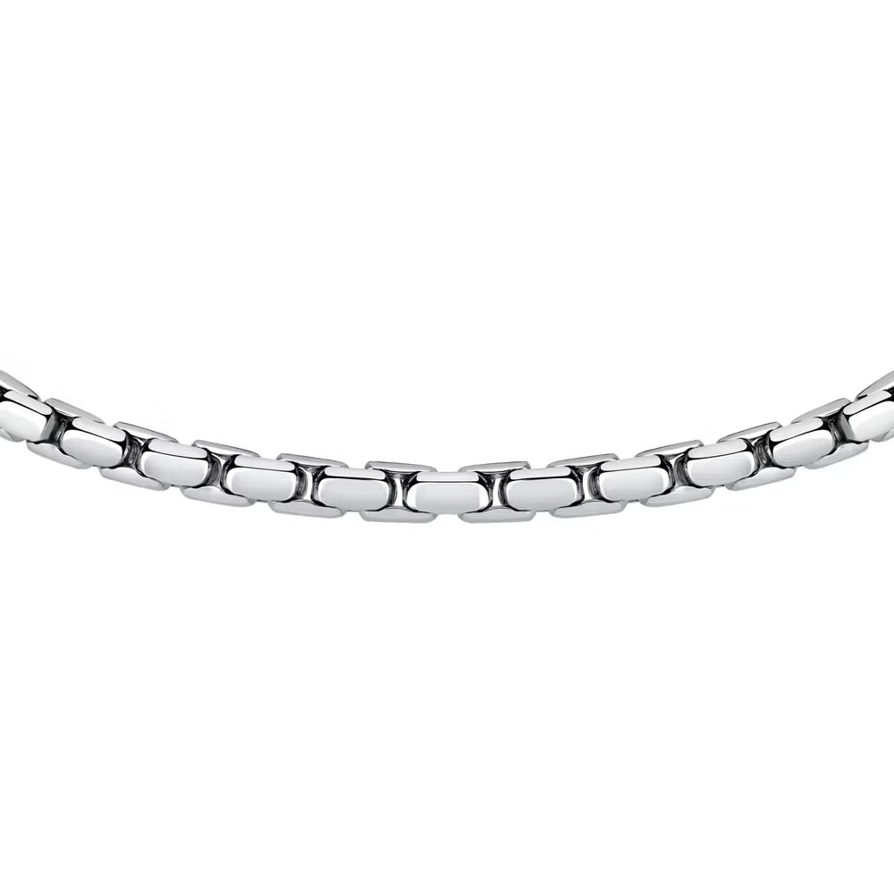 Bracciale Uomo Morellato Catene Maglia Tubolare Acciaio