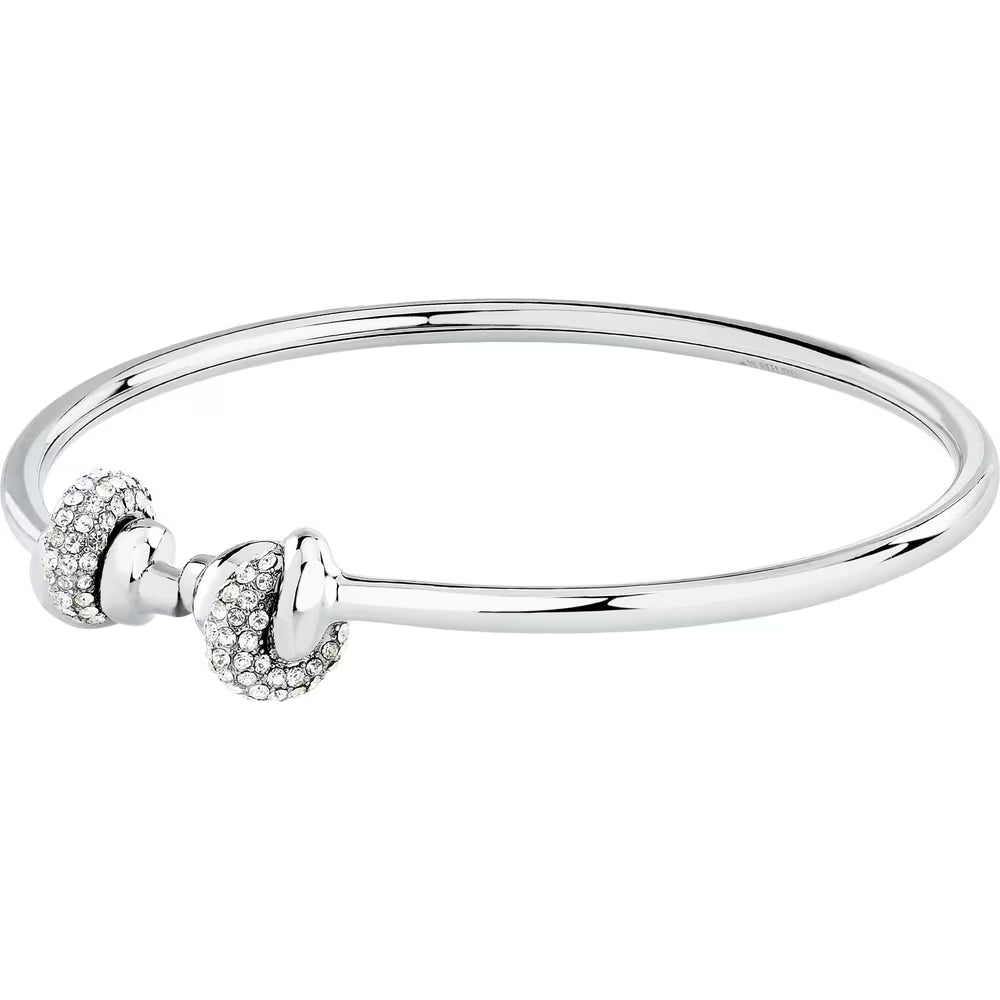 Bracciale Rigido Morellato Legame Acciaio Aperto Sopra Con 2 Nodi Cristalli