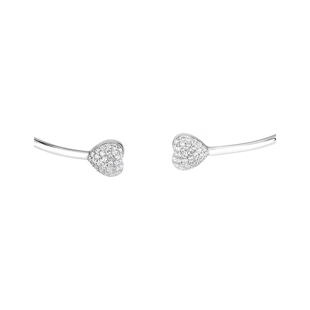 Bracciale Rigido Morellato Nobile Argento Zirconi