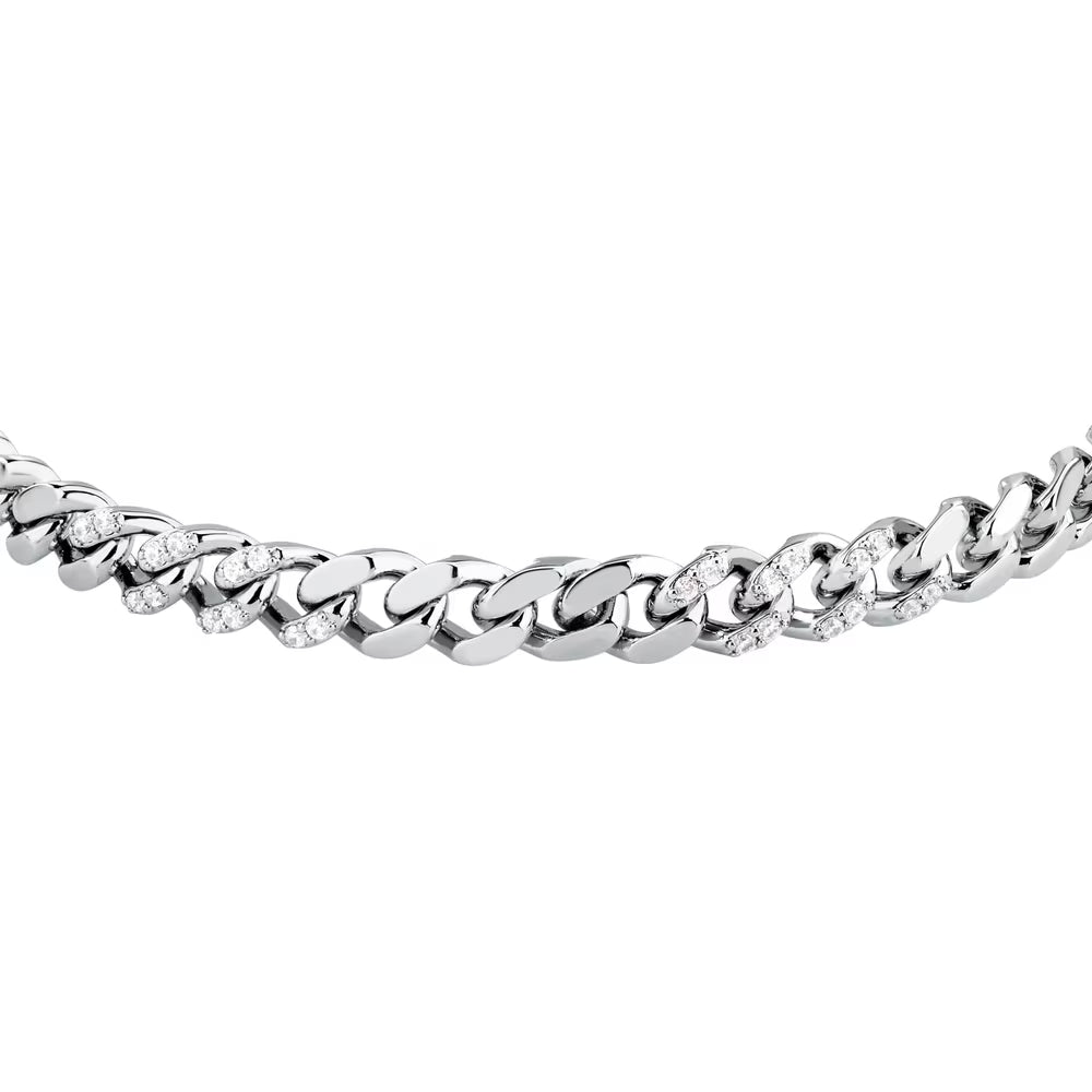 Bracciale Morellato Trame Argento Grumetta Zirconi