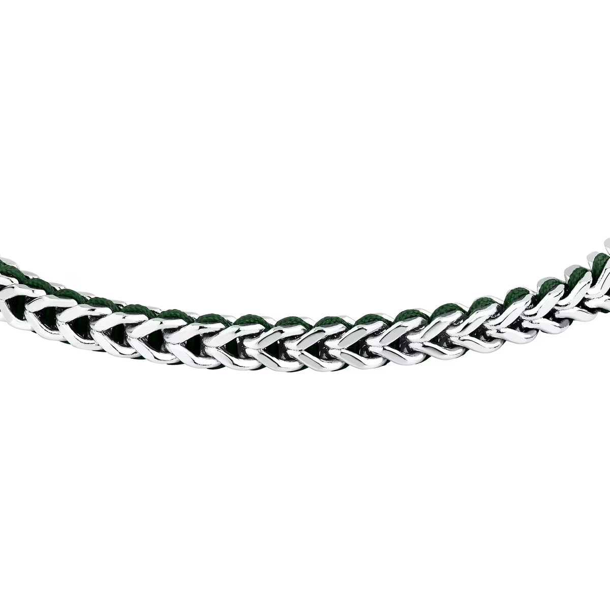 Bracciale Uomo Sector Bandy Acciaio Cordino Nylon Verde