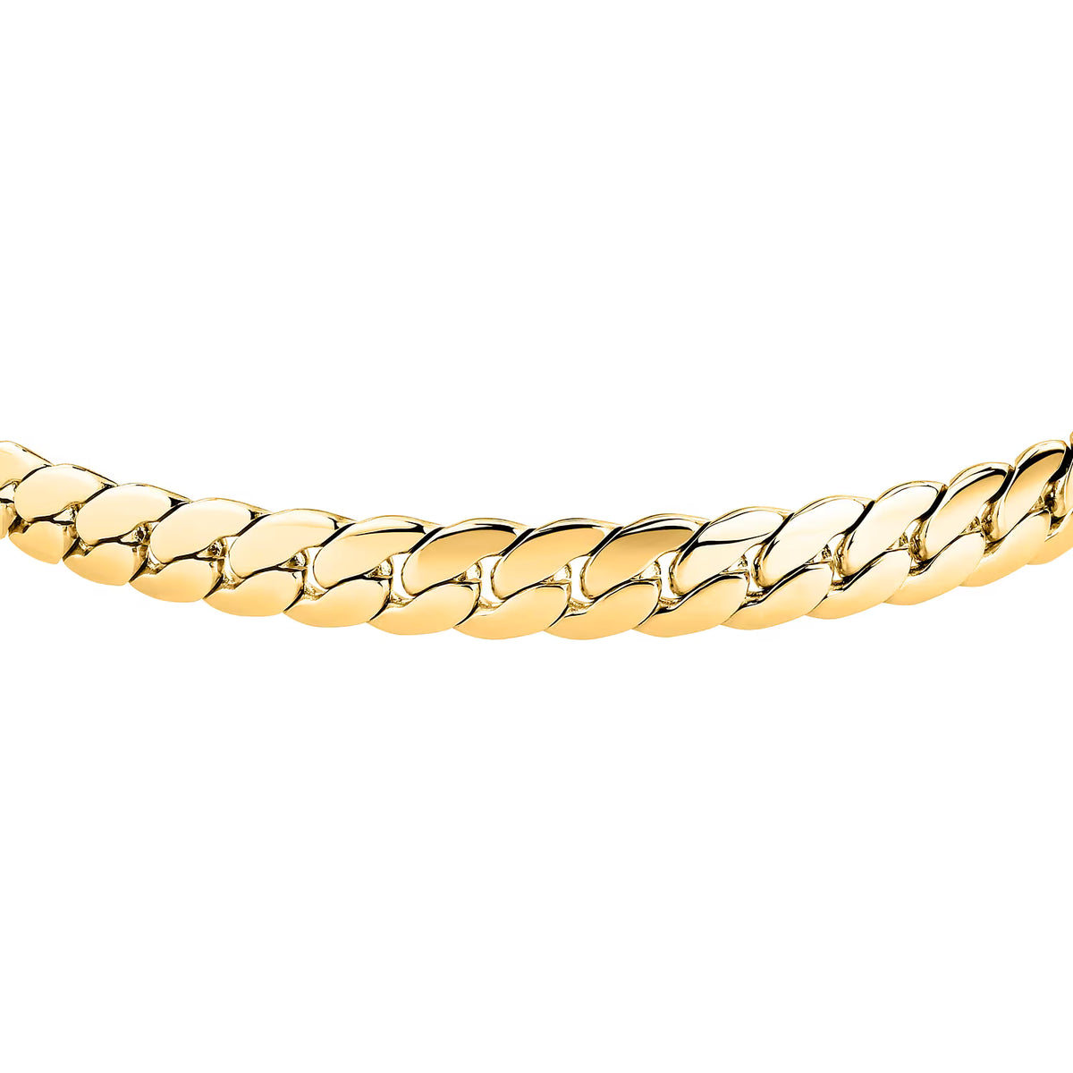 Bracciale Uomo Sector Basic Maglia Grumetta Pvd Oro