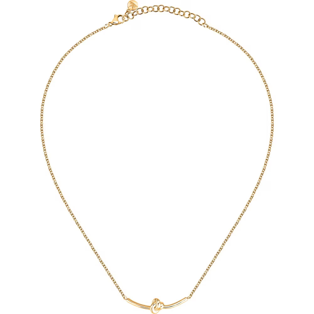 Collana Morellato Legame Pvd Oro Centrale Rigido Nodo