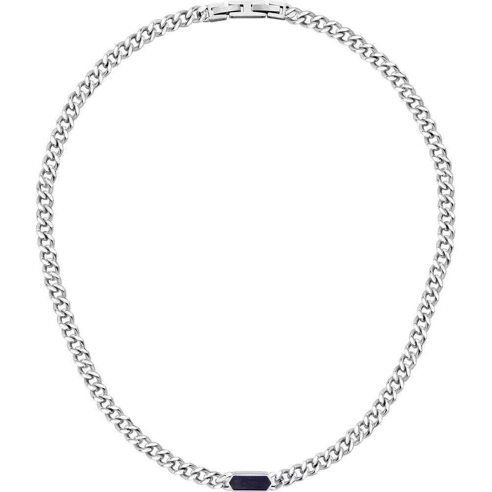 Bracciale Uomo Morellato Terra Collana Acciaio Maglia Grumetta Elemento Esagonale