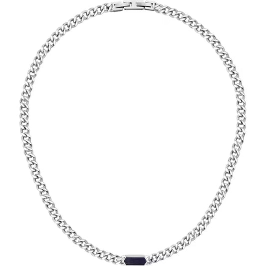 Bracciale Uomo Morellato Terra Collana Acciaio Maglia Grumetta Elemento Esagonale