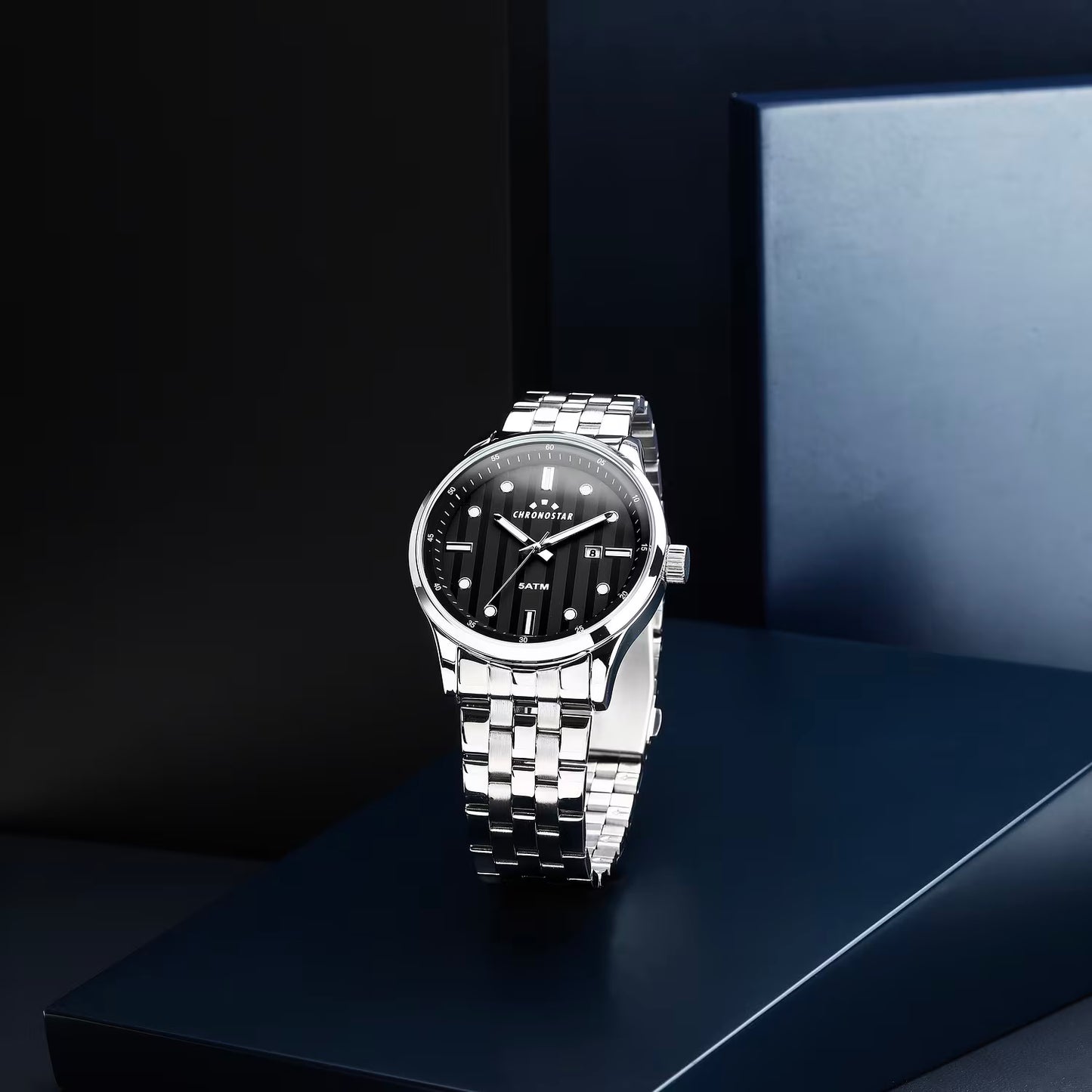 Orologio Chronostar Starline Braccialato Nero