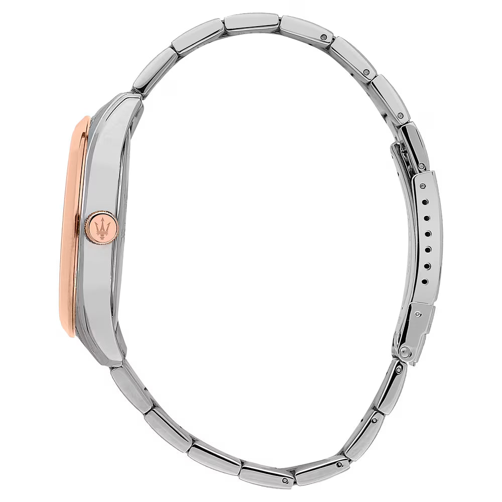 Orologio Maserati Attrazione 43 Mm Acciaio Braccialato Acciaio/Pvd Oro Rosa