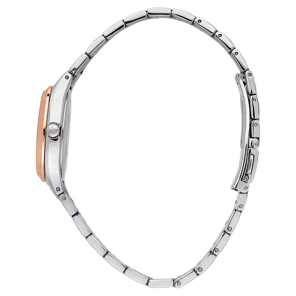 Orologio Maserati Attrazione 30 Mm Acciaio/Pvd Oro Rosa Braccialato Silver