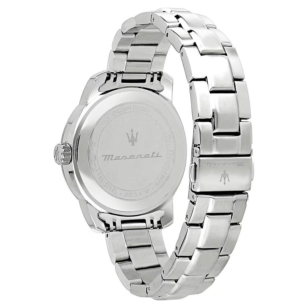 Orologio Maserati Time Successo 44 mm Acciaio Braccialato Blu