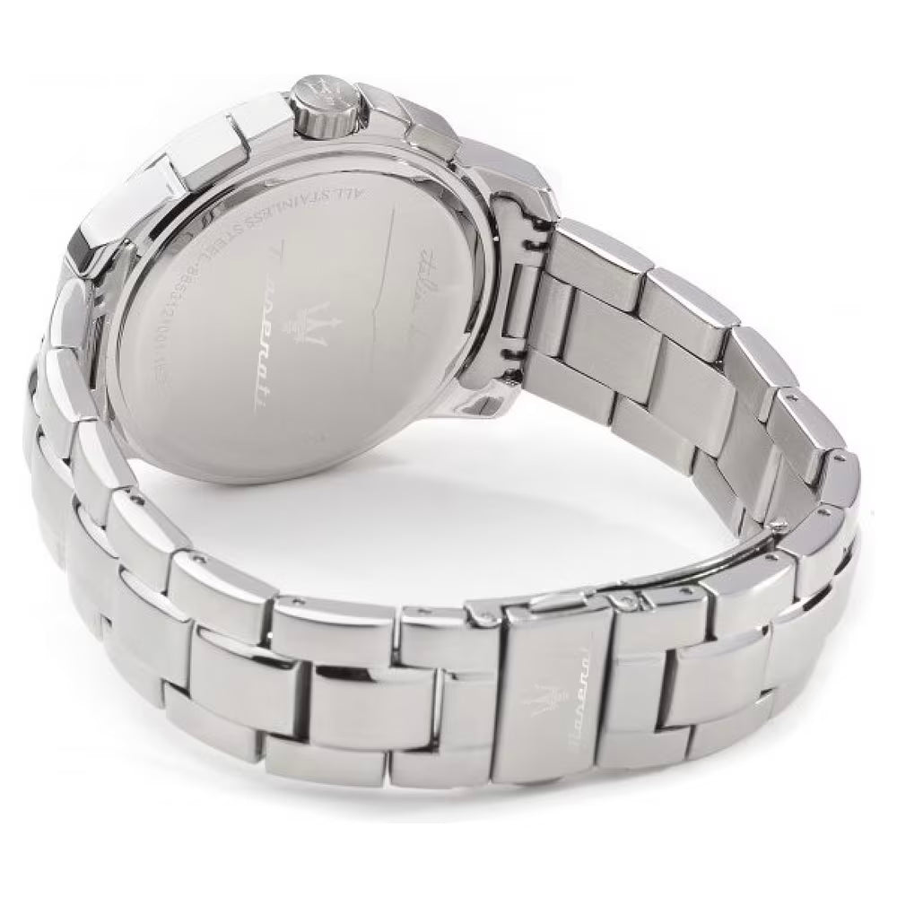 Orologio Maserati Successo Chrono 44 Mm Acciaio Braccialato Blu