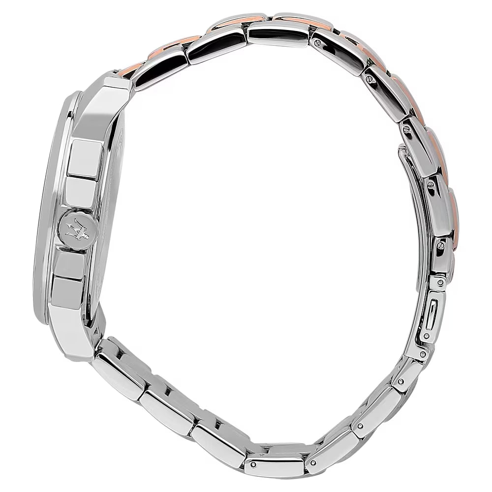 Orologio Maserati Successo Chrono 44 Mm Acciaio Braccialato Bicolore
