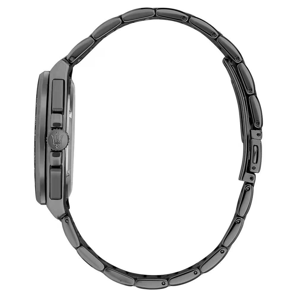 Orologio Maserati Velocità 43 mm Chrono Acciaio Pvd Dark Gun Braccialato