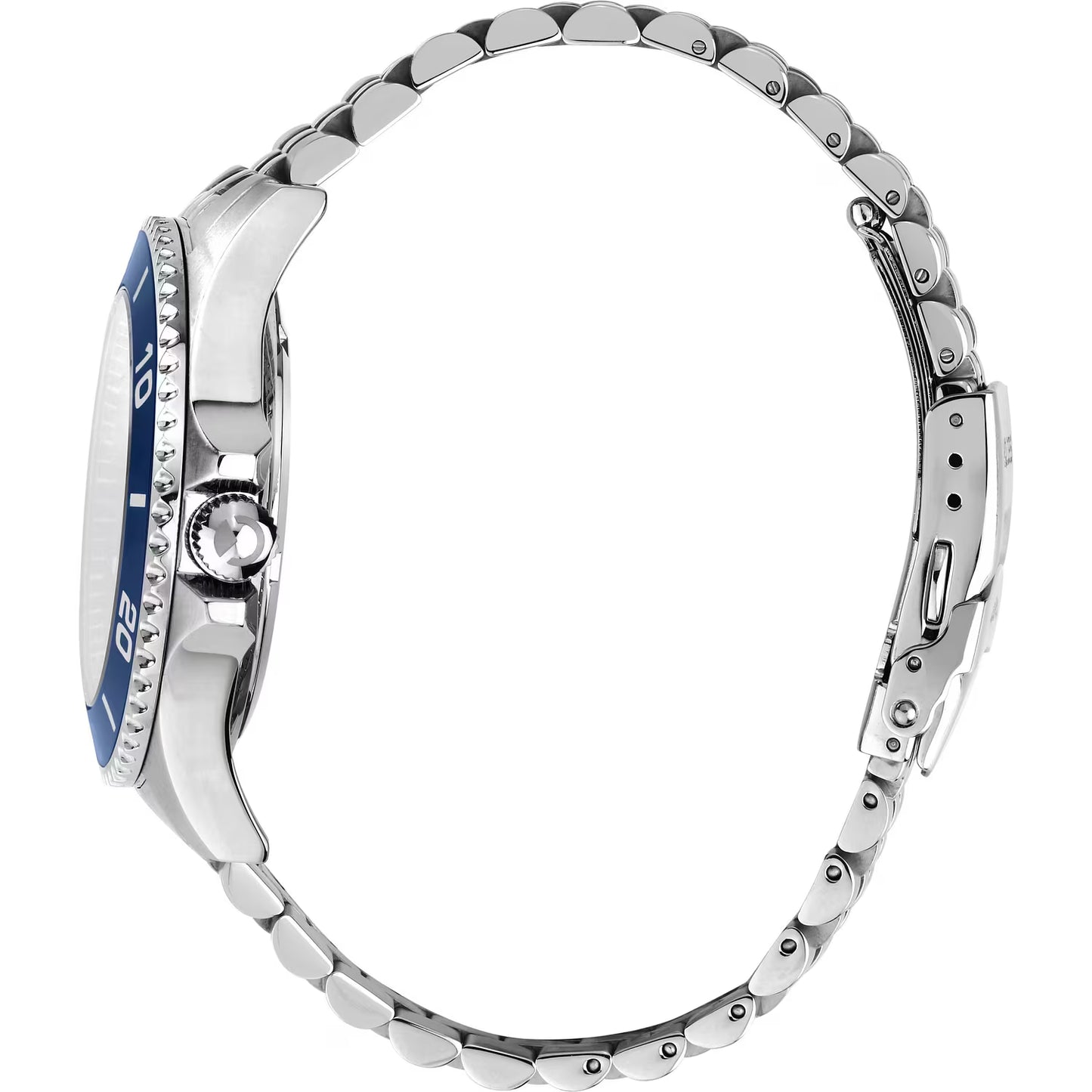 Orologio Sector 230 Automatico 43 Mm Acciaio Braccialato Quadrante Scheletrato Blu