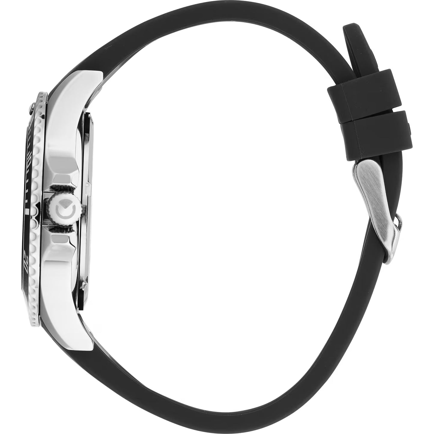 Orologio Sector 230 43 mm Acciaio Cinturino Silicone Nero