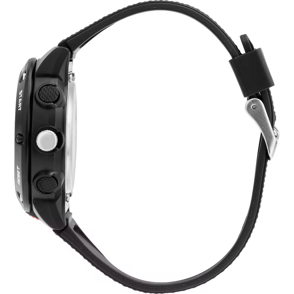 Orologio Sector Ex-45 Analogico Digitale 43 mm Policarbonato Gomma Nera