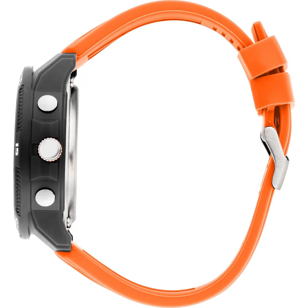 Orologio Sector Ex-56 Analogico Digitale 46 Mm Policarbonato Nero Silicone Arancione