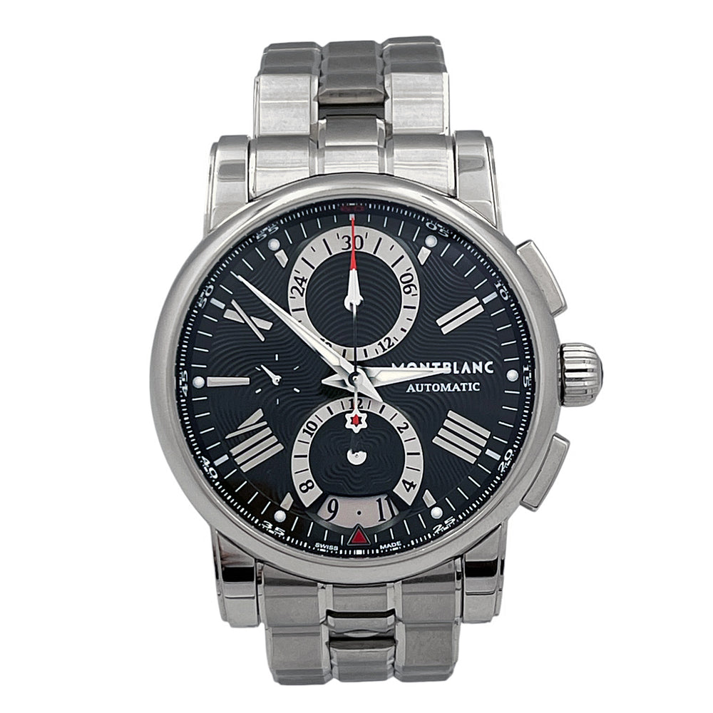 Orologio Montblanc Automatico Chrono Star 4810 Steel 44 mm Acciaio Braccialato
