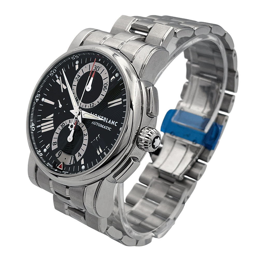 Orologio Montblanc Automatico Chrono Star 4810 Steel 44 mm Acciaio Braccialato