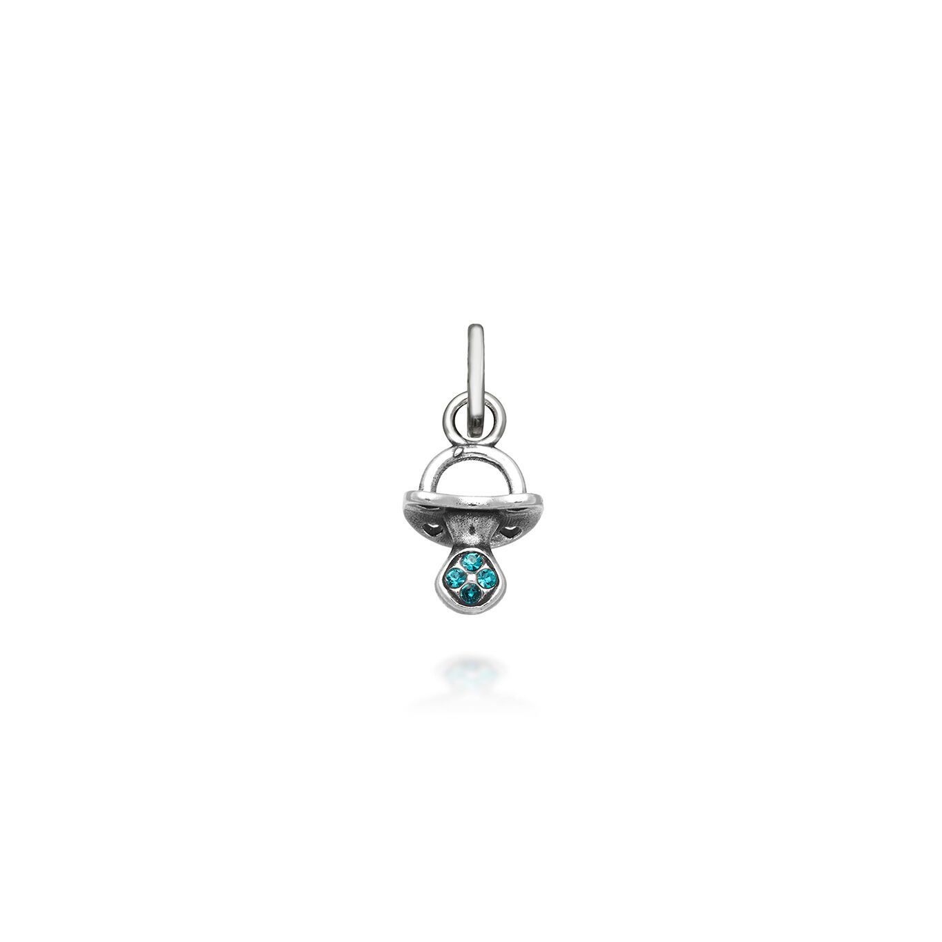 Charms Giovanni Raspini Charm Mini Ciuccio Crystal Azzurro