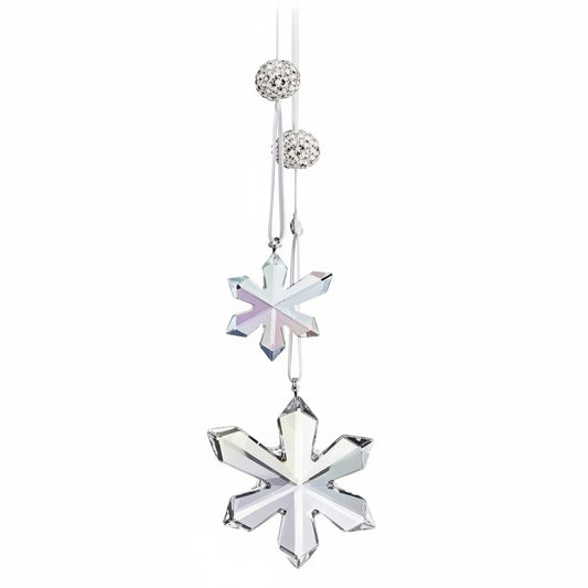 Set Decorazioni Natalizie Swarovski Fiori Di Ghiaccio Edizione 2008