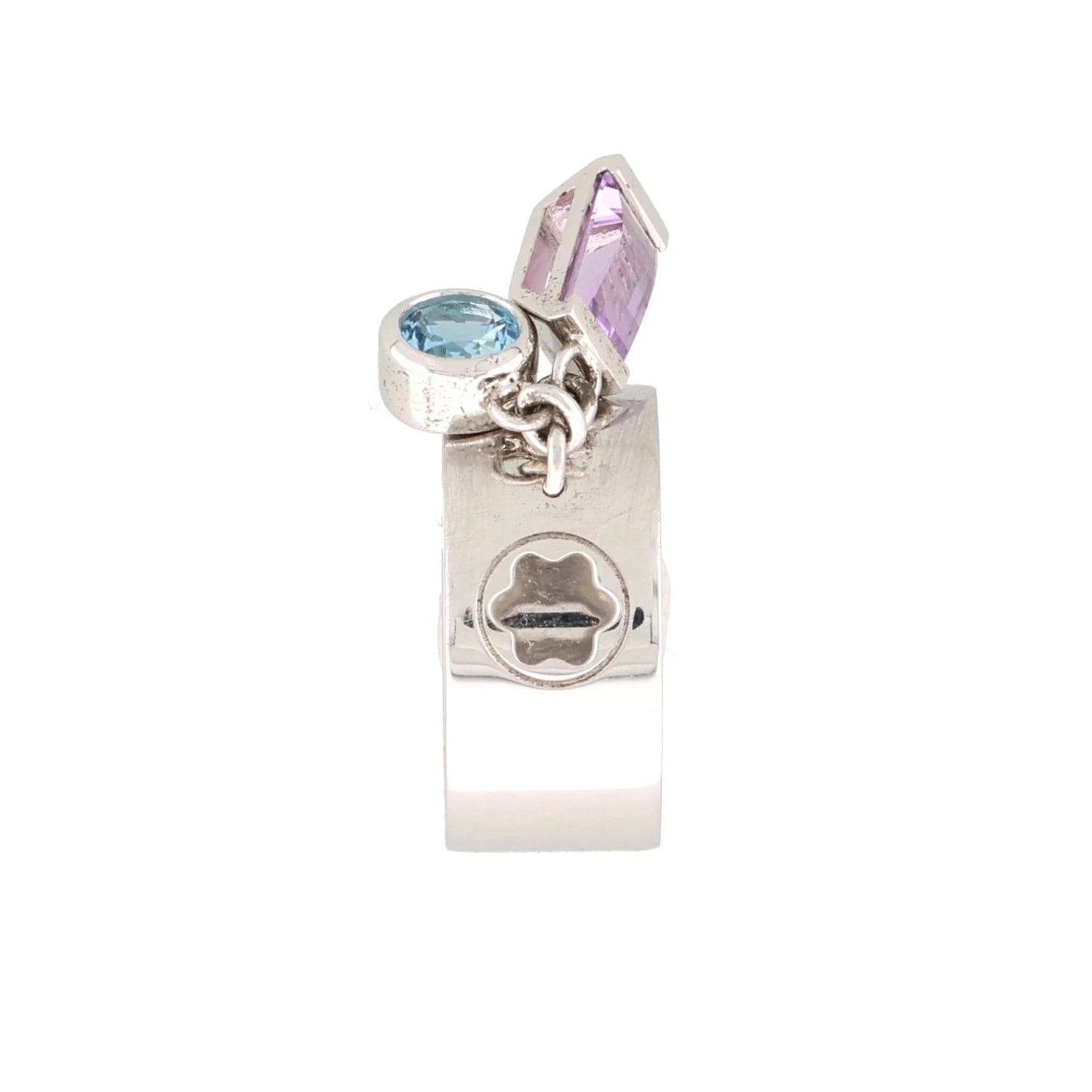 Anello a Fascia Montblanc Boheme Charms Topazio ed Ametista Taglio Paramount - Misura 52