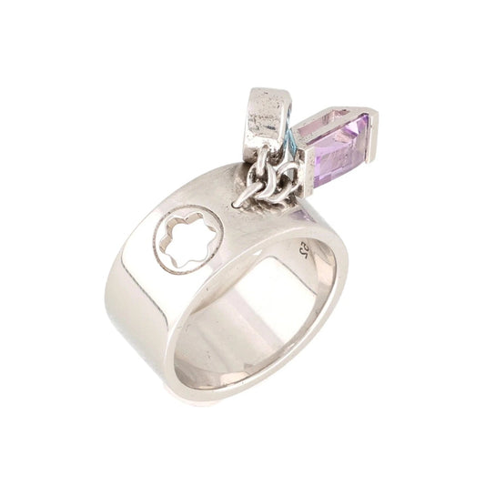Anello a Fascia Montblanc Boheme Charms Topazio ed Ametista Taglio Paramount - Misura 52