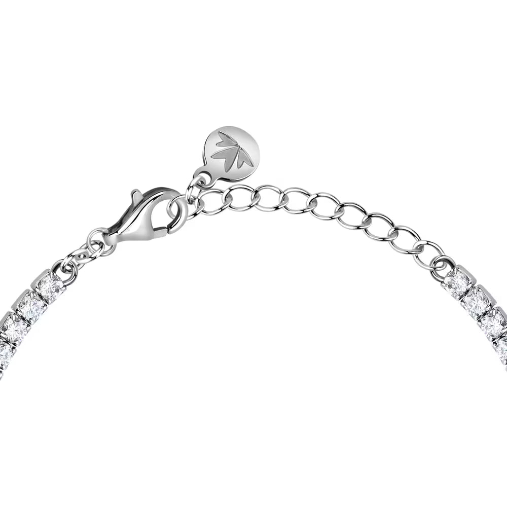 Bracciale Morellato Infinito Argento Tennis Con Zirconi