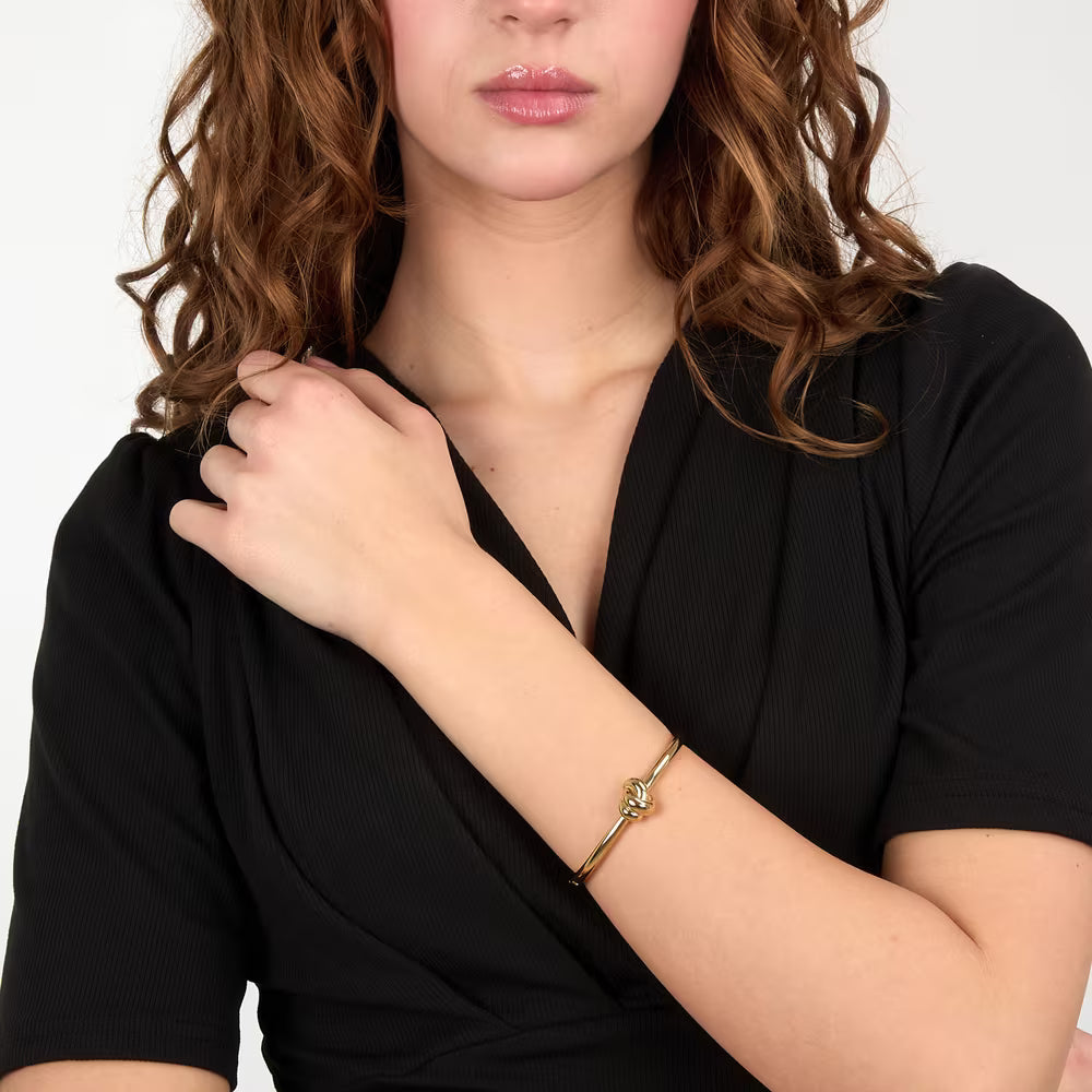 Bracciale Rigido Morellato Legame Pvd Oro Con Nodo