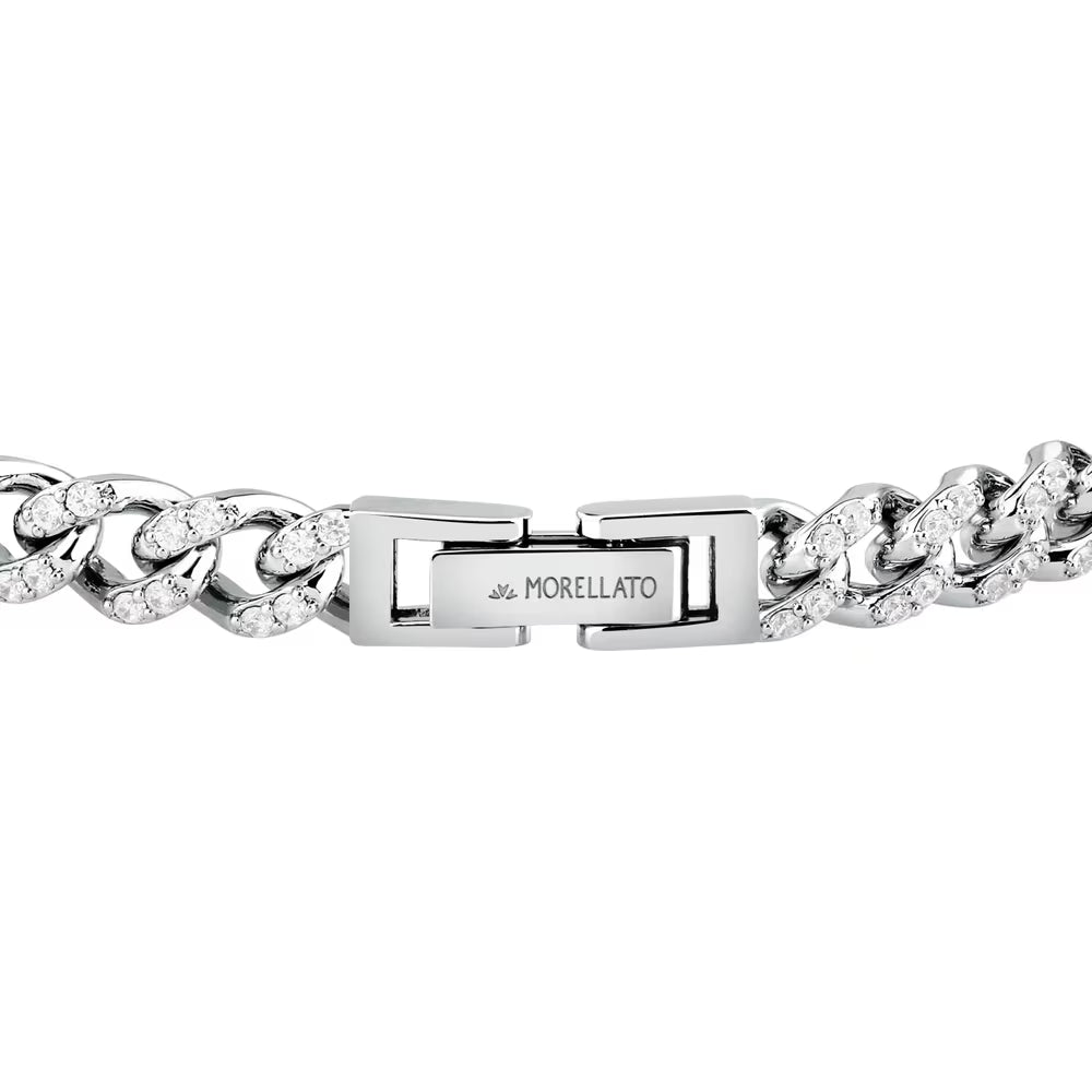 Bracciale Morellato Trame Argento Grumetta Zirconi