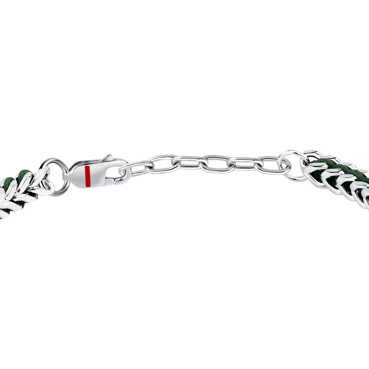 Bracciale Uomo Sector Bandy Acciaio Cordino Nylon Verde