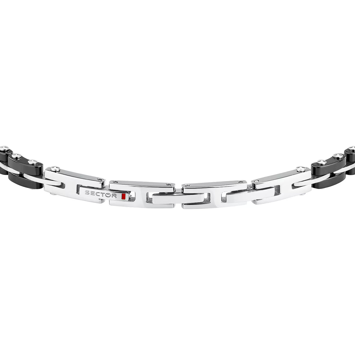Bracciale Uomo Sector Ceramic Acciaio Pvd Nero