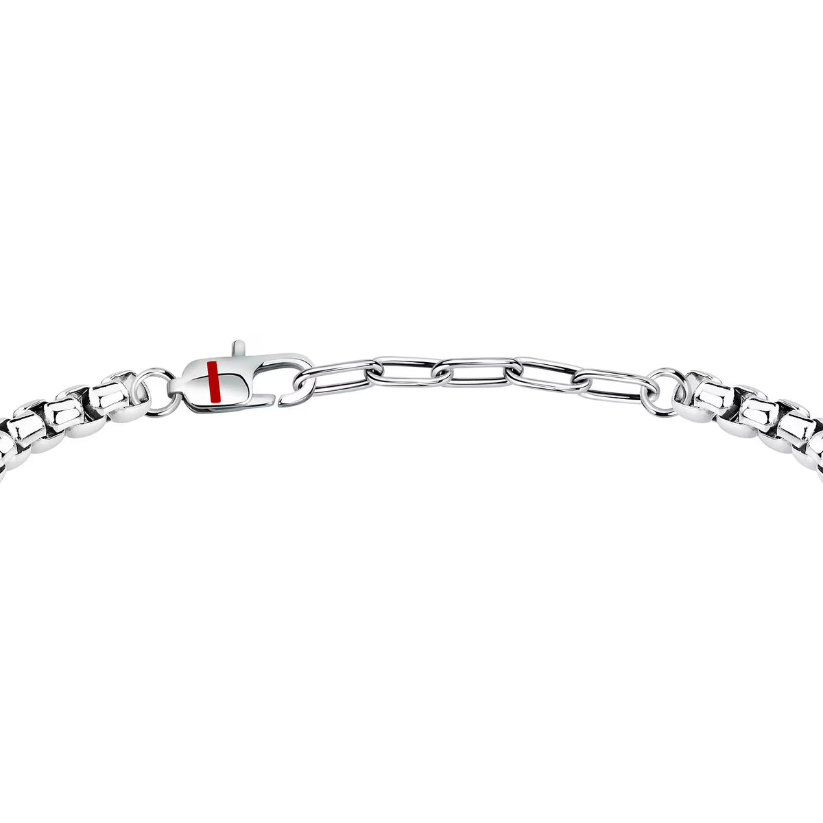 Bracciale Uomo Sector Marine A Maglia Veneziana Acciaio Con Piastrina Satinata/Ancora