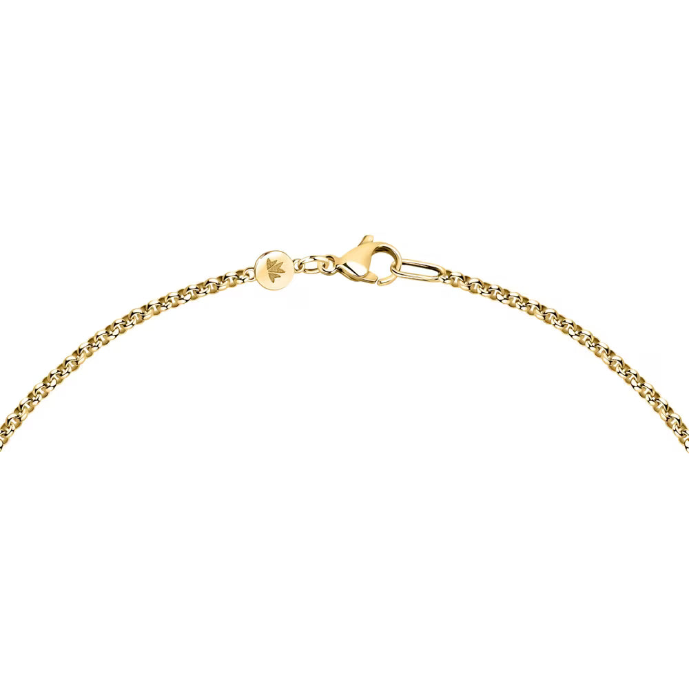 Collana Morellato Drops Pvd Oro Base Maglia Rolò
