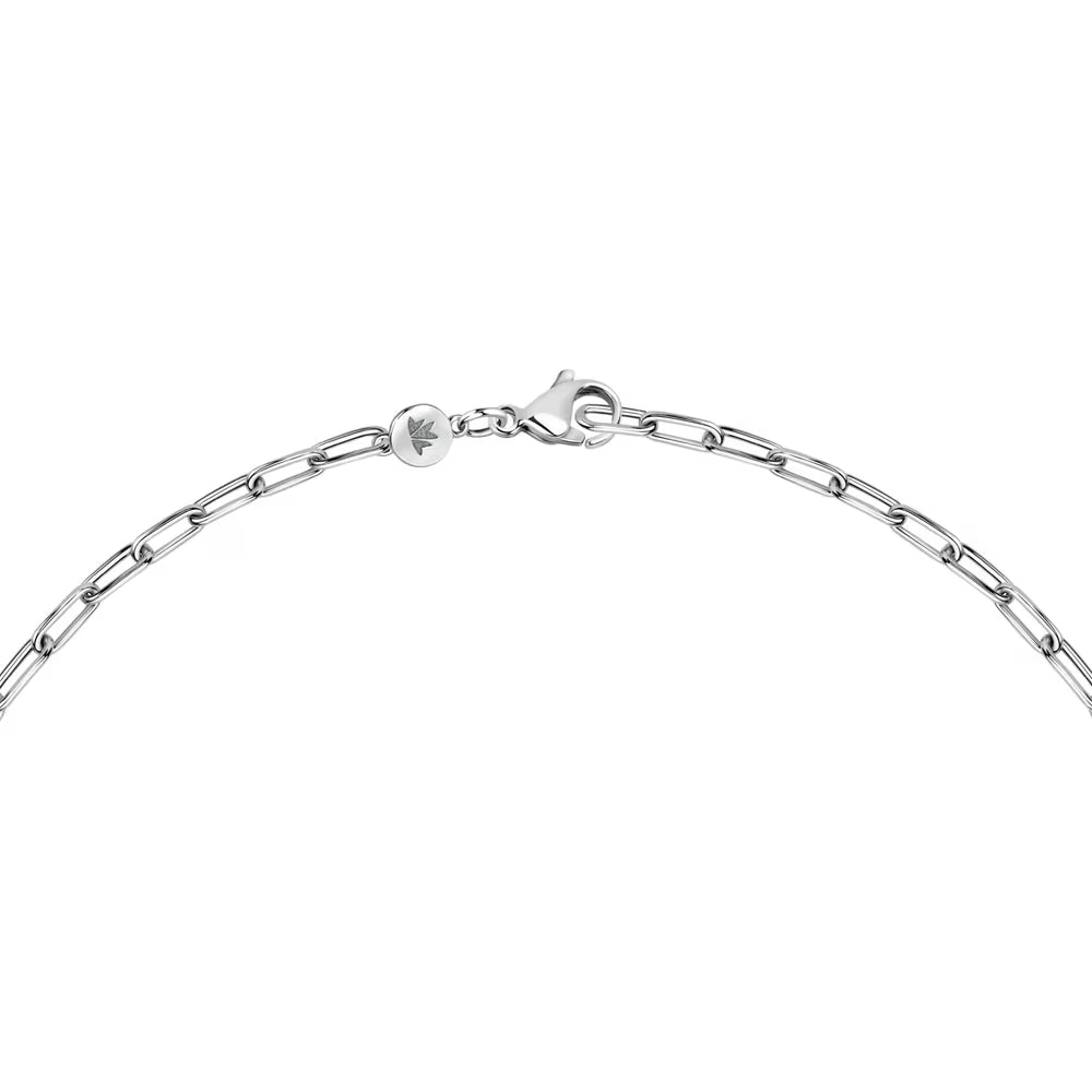 Collana Morellato Drops Acciaio Base Catena A Maglie Ovali