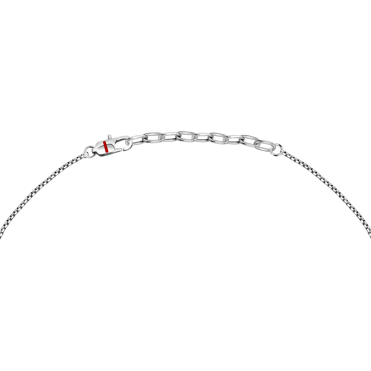 Collana Uomo Sector Marine Acciaio Catena Maglia Rolò Quadrata Pendente PiastrinaAncora