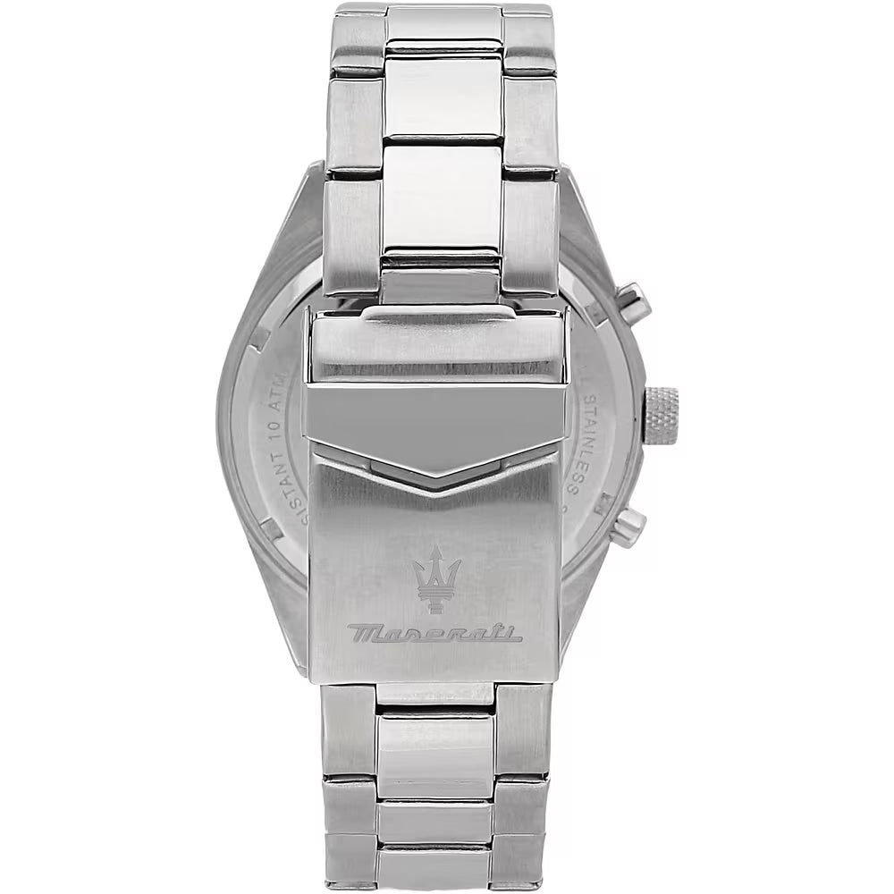 Orologio Maserati Competizione Multifunzione 43 Mm Acciaio Braccialato Nero